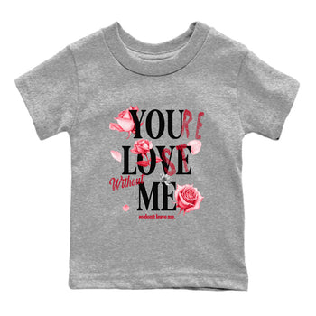 1s '85 Bred shirts to match jordans You Love Me best t shirts to wear with jordans AJ1 Retro High OG '85 Bred match shoes to clothes SNRT Sneaker Tees Youth Baby Heather Grey 2 tee