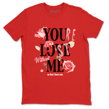 1s Black Toe Reimagined shirts to match jordans You Love Me best t shirts to wear with jordans AJ1 High OG Black Toe Reimagined match shoes to clothes SNRT Sneaker Tees unisex cotton Red 2 shirts
