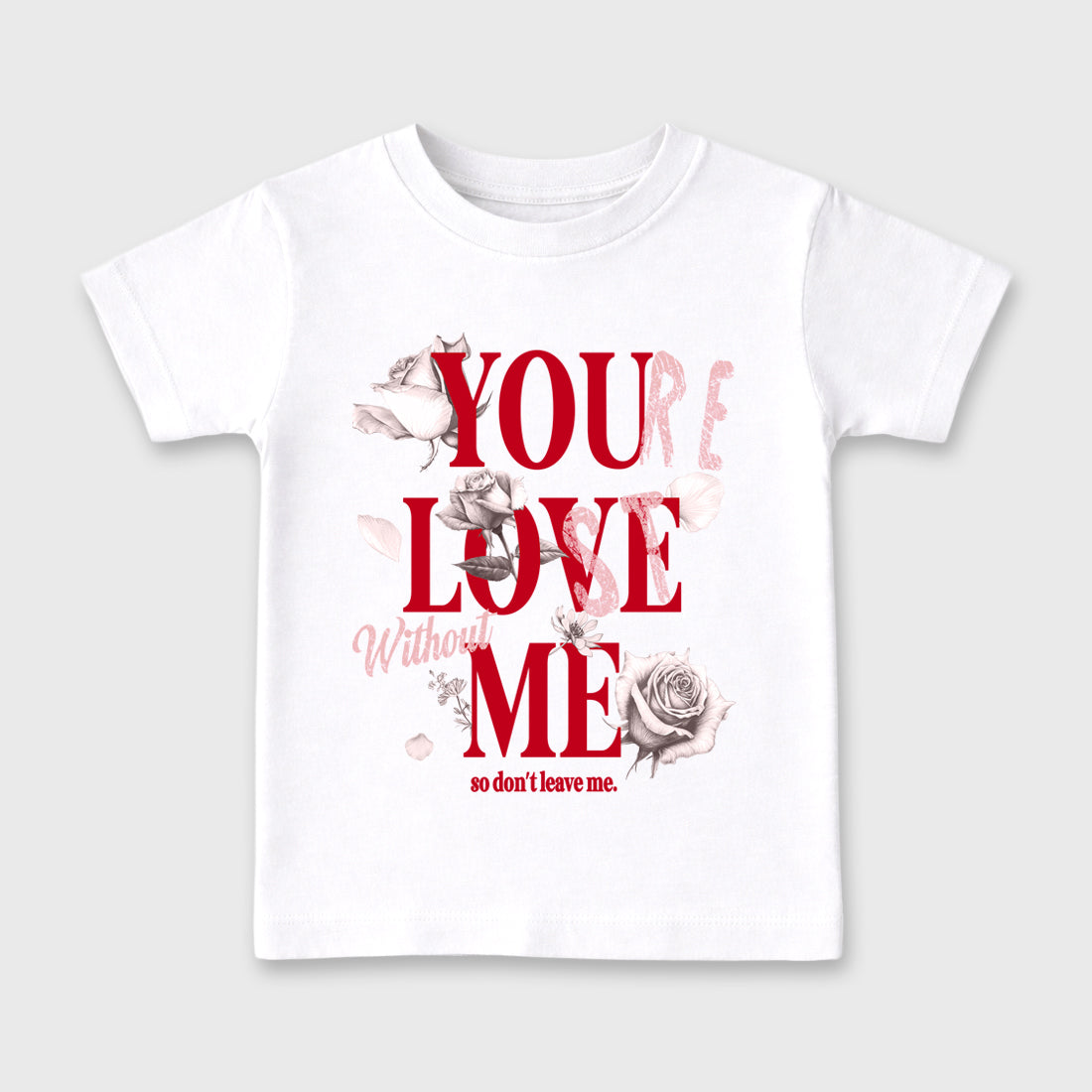 You Love Me Baby & Kids Graphic T-Shirt featuring original artwork designed to match the Air Jordan 1 Nails and Grails. White 2 Kids Graphic Tee.