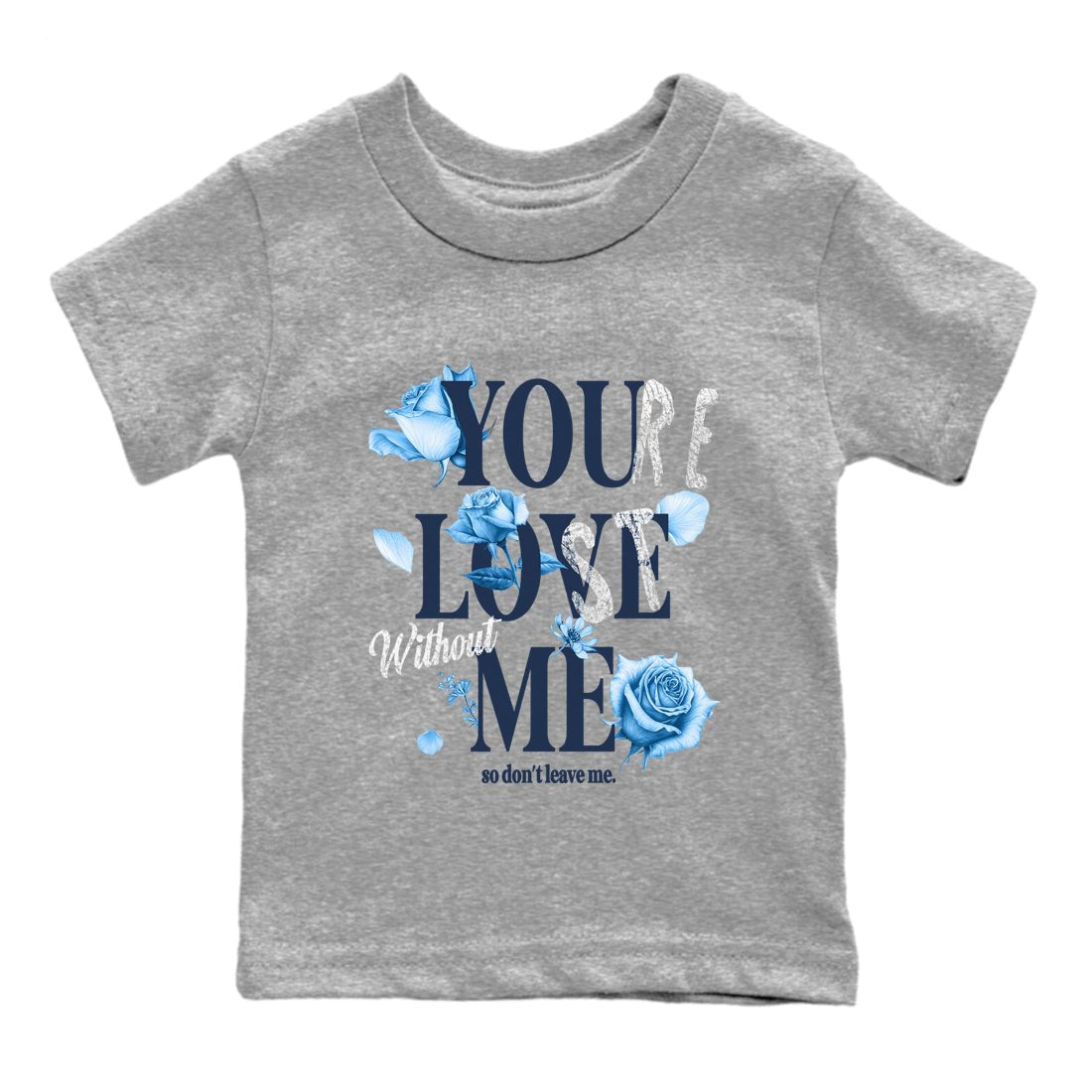 1s Obsidian shirts to match jordans You Love Me shirts to match Jordans AJ1 Retro Low OG Obsidian match shoes to clothes SNRT Sneaker Tees Youth Baby Heather Grey 2 tee