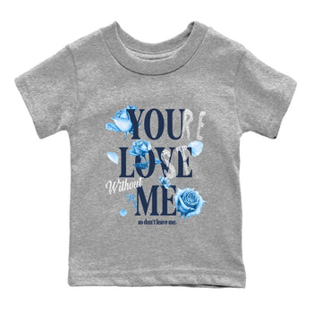 1s Obsidian shirts to match jordans You Love Me shirts to match Jordans AJ1 Retro Low OG Obsidian match shoes to clothes SNRT Sneaker Tees Youth Baby Heather Grey 2 tee