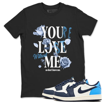 1s Obsidian shirts to match jordans You Love Me shirts to match Jordans AJ1 Retro Low OG Obsidian match shoes to clothes SNRT Sneaker Tees unisex cotton Black 1 shirts