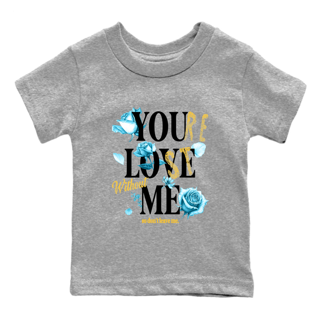 Sneaker match tees – Sneaker Tees To Match Air Jordan 11 Gamma Shoes – You Love Me Kids T-Shirt Heather Grey 2