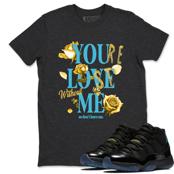 Sneaker match tees – Sneaker Tees To Match Air Jordan 11 Gamma Shoes – You Love Me Tee Charcoal Heather 1