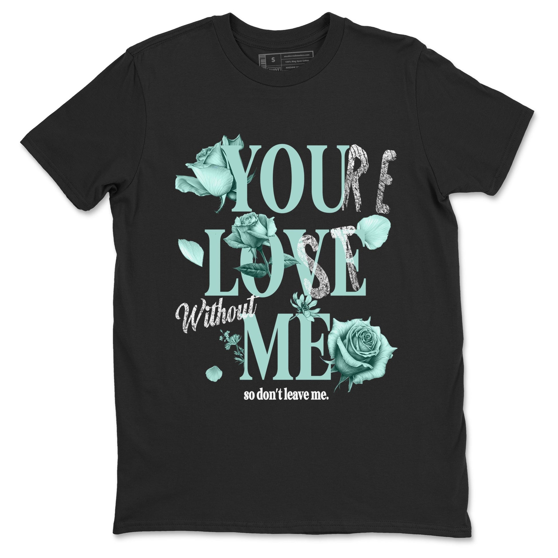 You Love Me sneaker match t-shirt styled to complete your fit with the Air Jordan 11 Igloo sneakers, shown in Black 2.