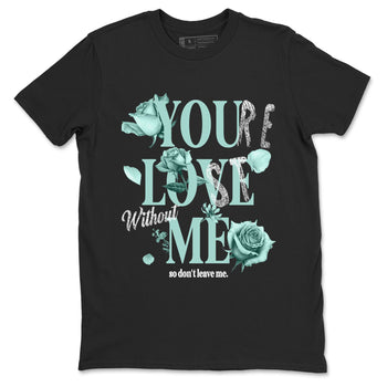 You Love Me sneaker match t-shirt styled to complete your fit with the Air Jordan 11 Igloo sneakers, shown in Black 2.