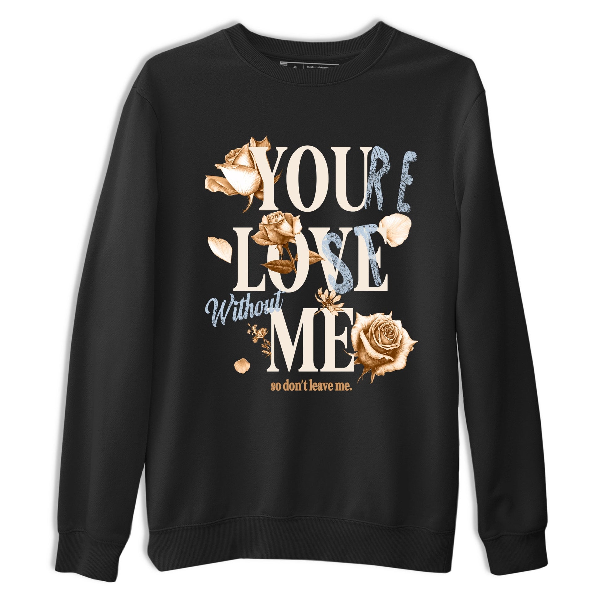 Sneaker match tees – Sneaker Tees To Match Air Jordan 3 Champagne and Oysters Shoes – You Love Me Tee Black 2