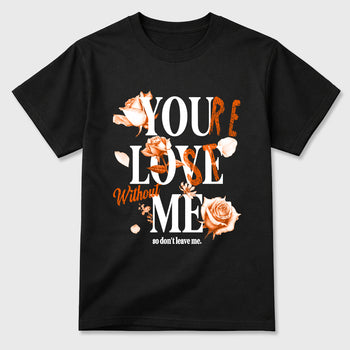 Sneaker match tees – Sneaker Tees To Match Air Jordan 3 Orange Citrus Shoes – You Love Me Tee Black 2