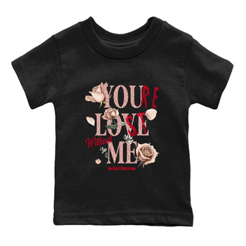 Air Jordan 3 Valentine's Day Graphic shirts You Love Me Valentine Gift shirts Air Jordan 3 Washed Coral best t-shirts to wear with jordans SNRT Sneaker Tees Youth Baby Black 2 tee