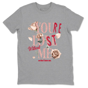 Air Jordan 3 Valentine's Day Graphic shirts You Love Me Valentine Gift shirts Air Jordan 3 Washed Coral best t-shirts to wear with jordans SNRT Sneaker Tees unisex cotton Heather Grey 2 shirts
