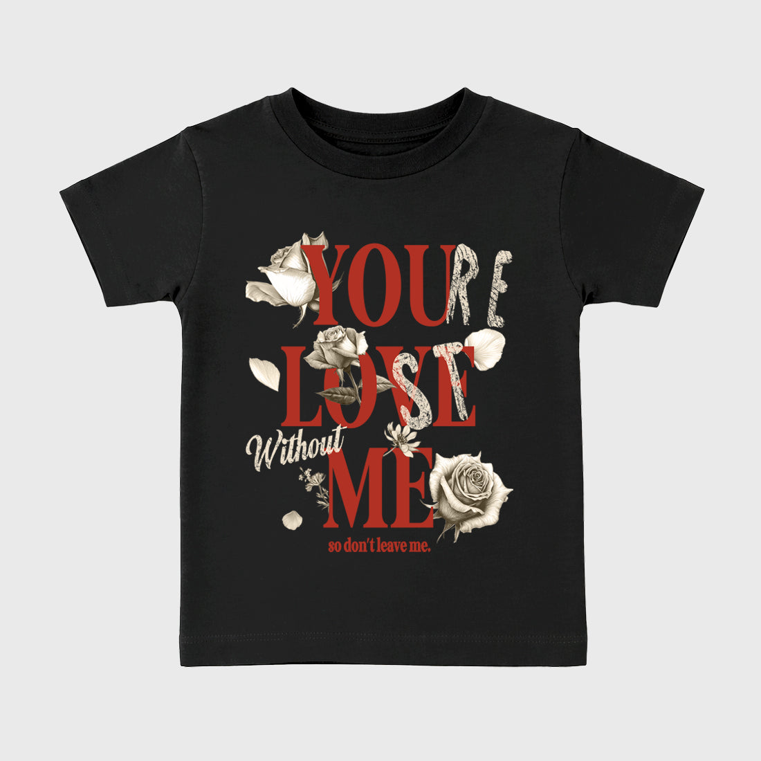 Sneaker match tees – Sneaker Tees To Match Air Jordan 4 Brick After Brick Shoes – You Love Me Kids T-Shirt Black 2