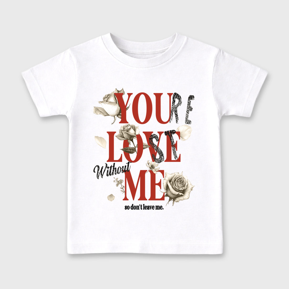 Sneaker match tees – Sneaker Tees To Match Air Jordan 4 Brick After Brick Shoes – You Love Me Kids T-Shirt White 2