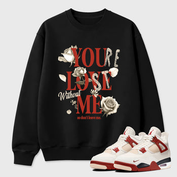 Sneaker match tees – Sneaker Tees To Match Air Jordan 4 Brick After Brick Shoes – You Love Me Tee Black 1