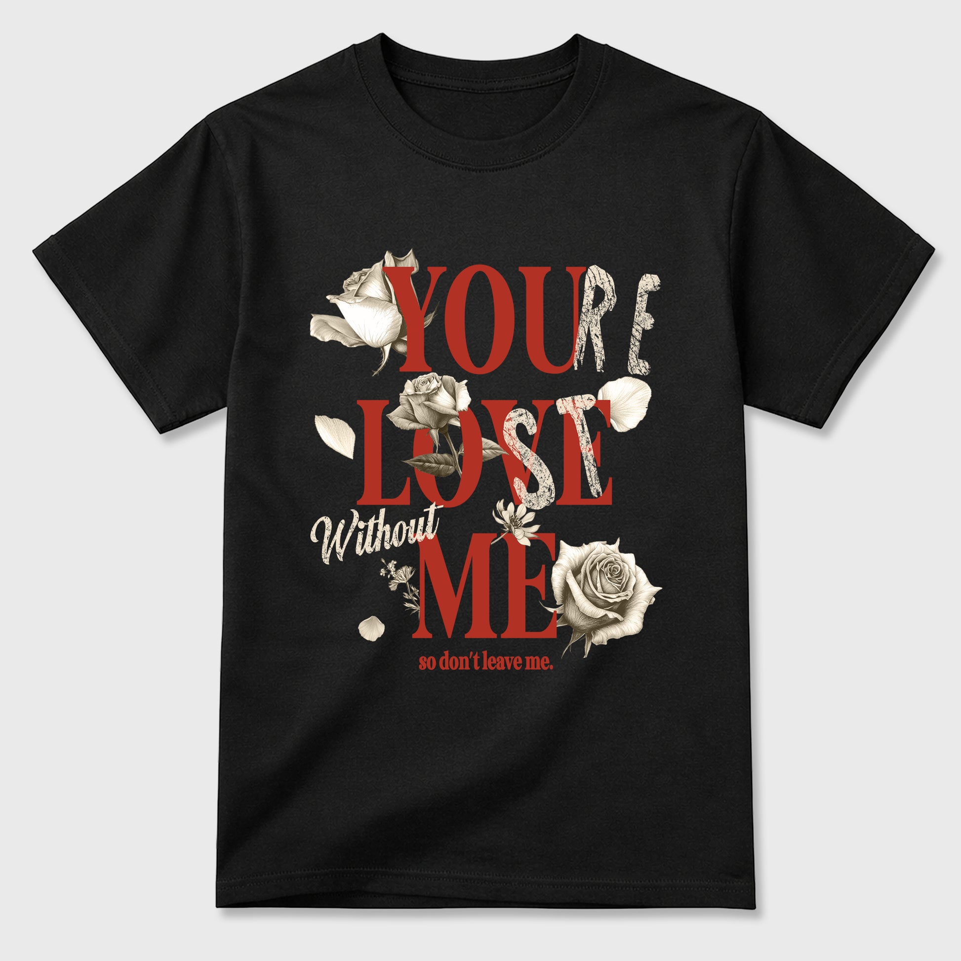 Sneaker match tees – Sneaker Tees To Match Air Jordan 4 Brick After Brick Shoes – You Love Me Tee Black 2