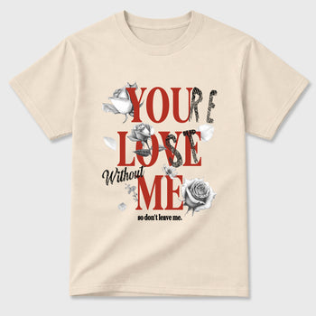 Sneaker match tees – Sneaker Tees To Match Air Jordan 4 Brick After Brick Shoes – You Love Me Tee Natural 2
