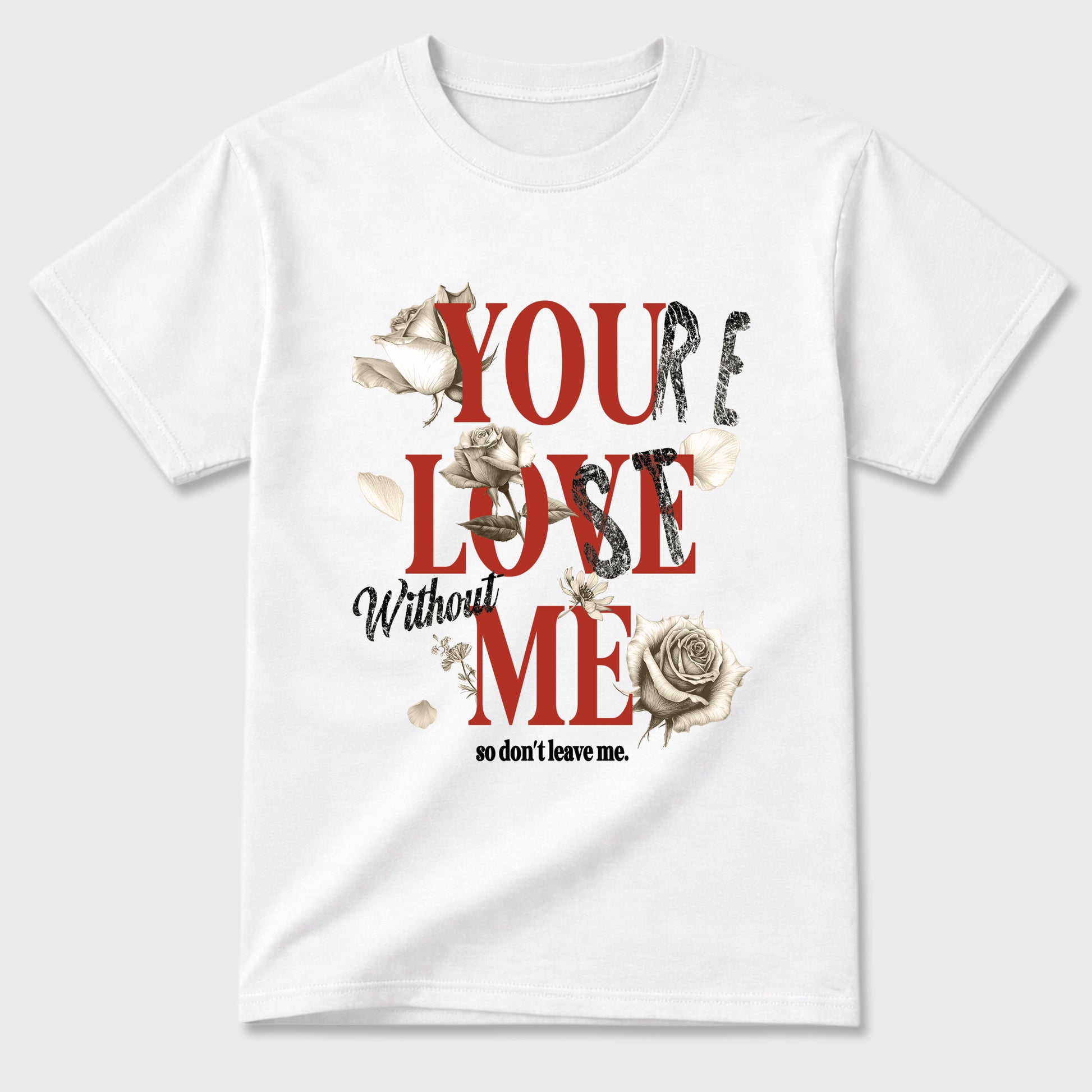 Sneaker match tees – Sneaker Tees To Match Air Jordan 4 Brick After Brick Shoes – You Love Me Tee White 2