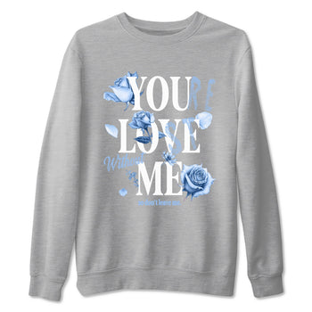 4s Forget Me Not shirts to match jordans You Love Me sneaker match tees Air Jordan 4 Retro Forget Me Not match shoes to clothes SNRT Sneaker Tees unisex cotton Heather Grey 2 shirts