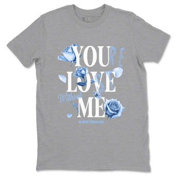 4s Forget Me Not shirts to match jordans You Love Me sneaker match tees Air Jordan 4 Retro Forget Me Not match shoes to clothes SNRT Sneaker Tees unisex cotton Heather Grey 2 shirts