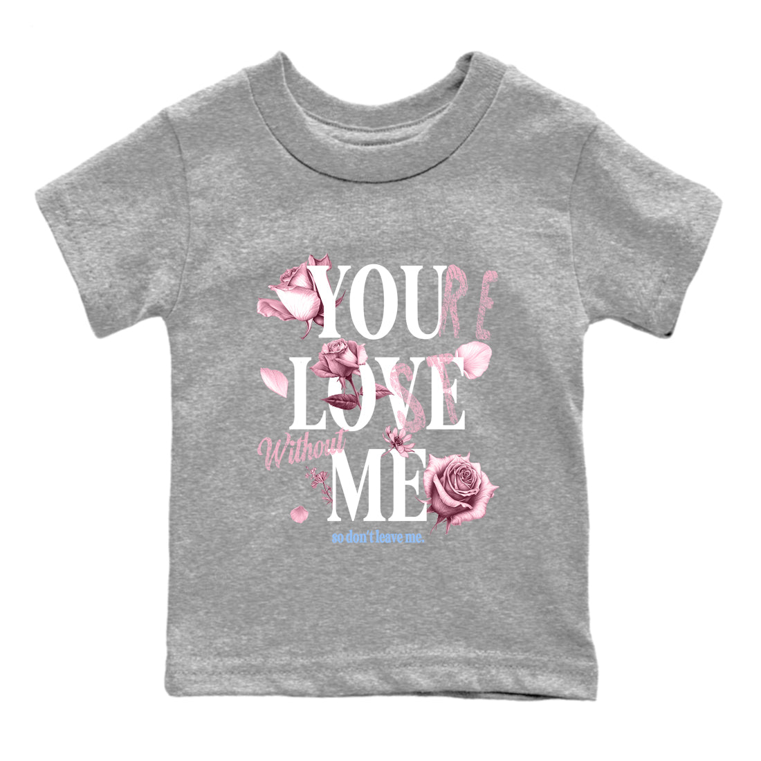 Sneaker match tees – Sneaker Tees To Match Air Jordan 5 35th Anniversary Shoes – You Love Me Kids T-Shirt Heather Grey 2