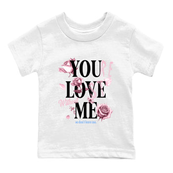Sneaker match tees – Sneaker Tees To Match Air Jordan 5 35th Anniversary Shoes – You Love Me Kids T-Shirt White 2