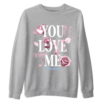 Sneaker match tees – Sneaker Tees To Match Air Jordan 5 35th Anniversary Shoes – You Love Me Tee Heather Grey 2