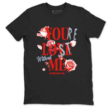 Sneaker match tees – Sneaker Tees To Match Air Jordan 6 Reverse Infrared Shoes – You Love Me Tee Black 2