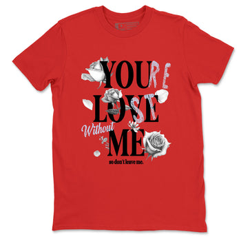 Sneaker match tees – Sneaker Tees To Match Air Jordan 6 Reverse Infrared Shoes – You Love Me Tee Red 2