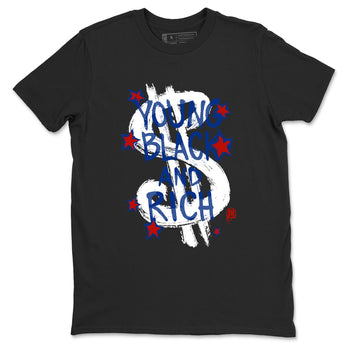 Sneaker Threads – Sneaker Tees To Match Air Jordan 11 Rare Air – Young Black And Rich Graphic Tee Black 2. Perfect for Jordan releases 2025 colorways.