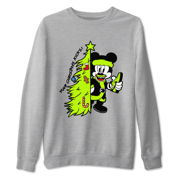 AF 1 Volt shirts to match jordansChristmas gift Your Christmas Kicks sneaker match tees Air Force 1 Dance Volt match shoes to clothes SNRT Sneaker Tees unisex cotton Heather Grey 2 shirts