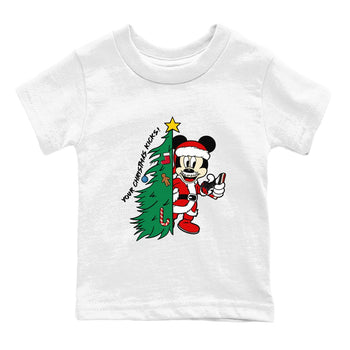 1s Black Toe Reimagined shirts to match jordansChristmas gift Your Christmas Kicks sneaker match tees Air Jordan 1 High OG Black Toe Reimagined match shoes to clothes SNRT Sneaker Tees Youth Baby White 2 tee
