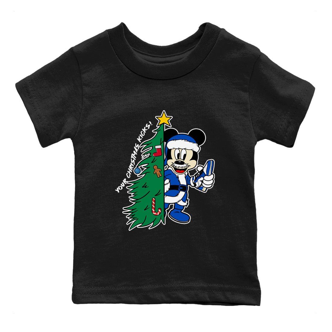 1s Game Royal shirts to match jordansChristmas gift Your Christmas Kicks sneaker match tees Air Jordan 1 Low OG Game Royal match shoes to clothes SNRT Sneaker Tees Youth Baby Black 2 tee