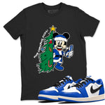 1s Game Royal shirts to match jordansChristmas gift Your Christmas Kicks sneaker match tees Air Jordan 1 Low OG Game Royal match shoes to clothes SNRT Sneaker Tees unisex cotton Black 1 shirts