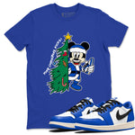 1s Game Royal shirts to match jordansChristmas gift Your Christmas Kicks sneaker match tees Air Jordan 1 Low OG Game Royal match shoes to clothes SNRT Sneaker Tees unisex cotton Royal Blue 1 shirts