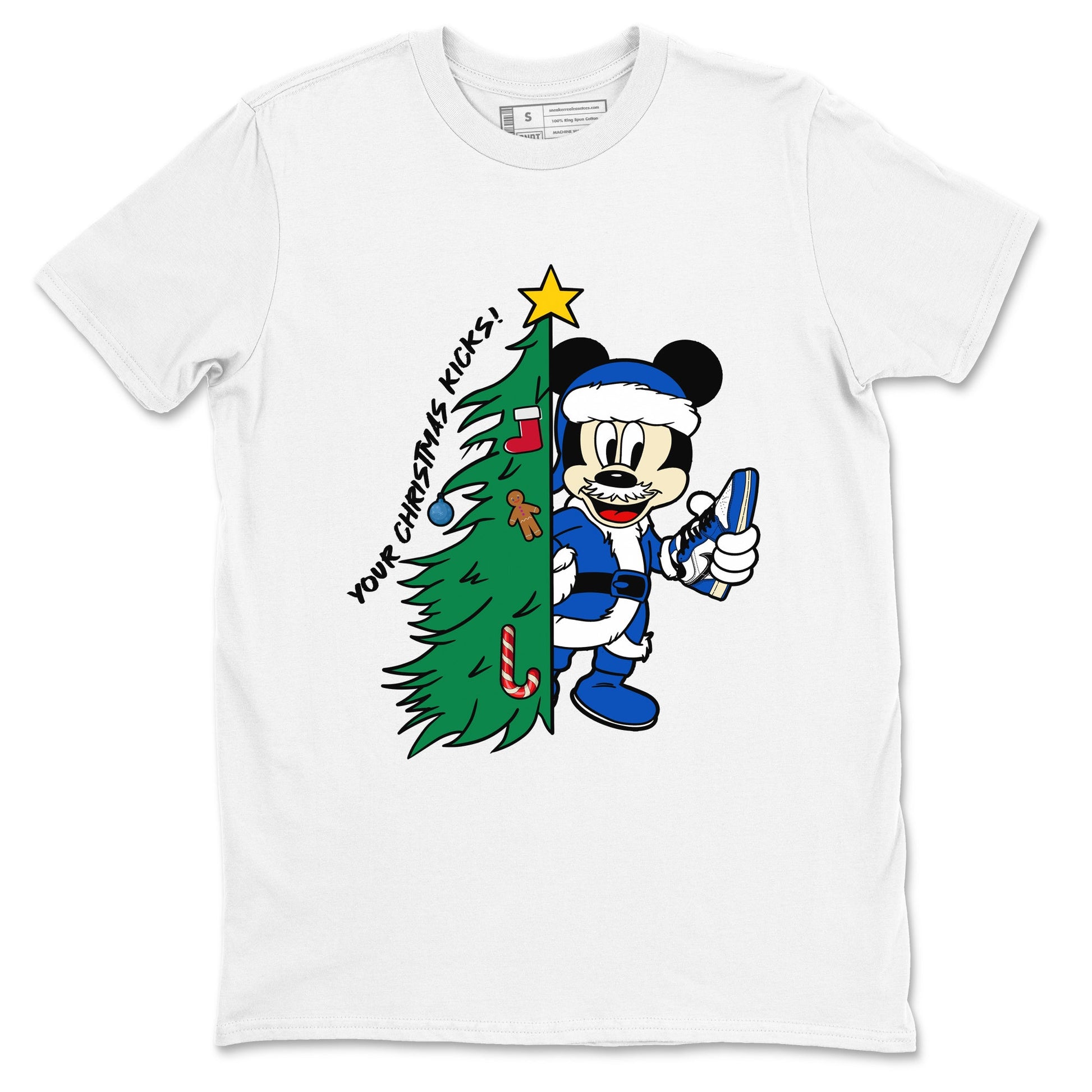 1s Game Royal shirts to match jordansChristmas gift Your Christmas Kicks sneaker match tees Air Jordan 1 Low OG Game Royal match shoes to clothes SNRT Sneaker Tees unisex cotton White 2 shirts