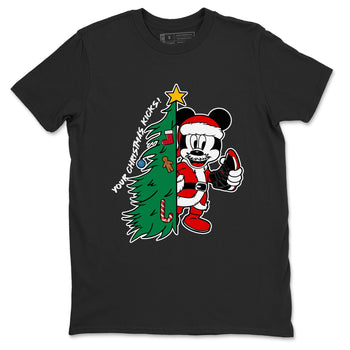 11s Bred Velvet shirts to match jordans Christmas Gift Your Christmas Kicks sneaker match tees Air Jordan 11 Retro Bred Velvet match shoes to clothes SNRT Sneaker Tees unisex cotton Black 2 shirts