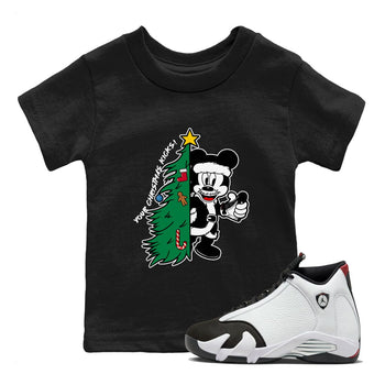 14s Black Toe shirts to match jordansChristmas gift Your Christmas Kicks sneaker match tees Air Jordan 14 Black Toe match shoes to clothes SNRT Sneaker Tees Youth Baby Black 1 tee