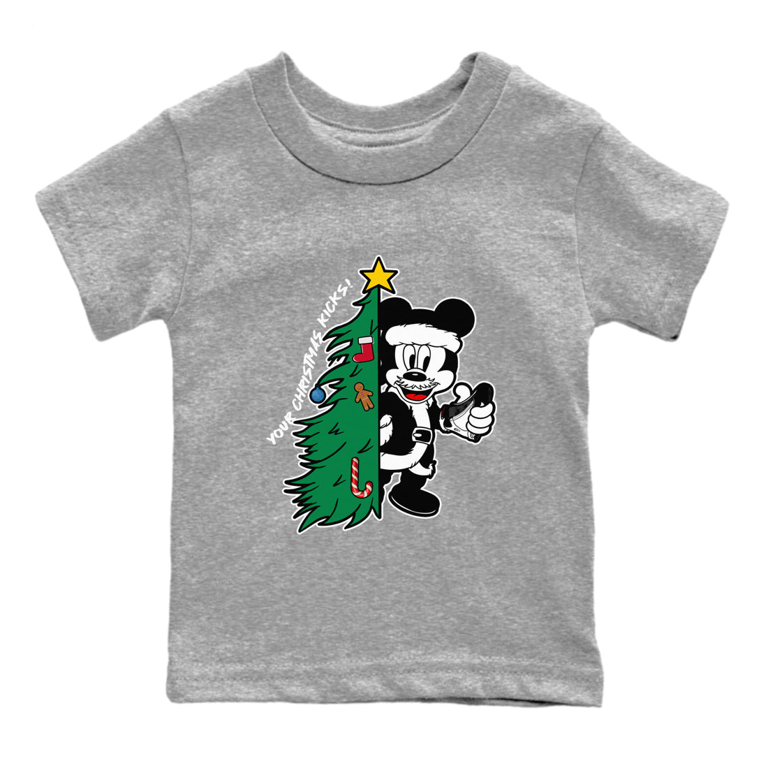14s Black Toe shirts to match jordansChristmas gift Your Christmas Kicks sneaker match tees Air Jordan 14 Black Toe match shoes to clothes SNRT Sneaker Tees Youth Baby Heather Grey 2 tee