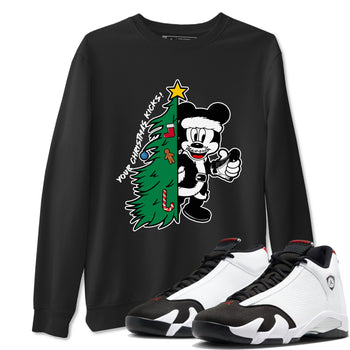 14s Black Toe shirts to match jordansChristmas gift Your Christmas Kicks sneaker match tees Air Jordan 14 Black Toe match shoes to clothes SNRT Sneaker Tees unisex cotton Black 1 shirts