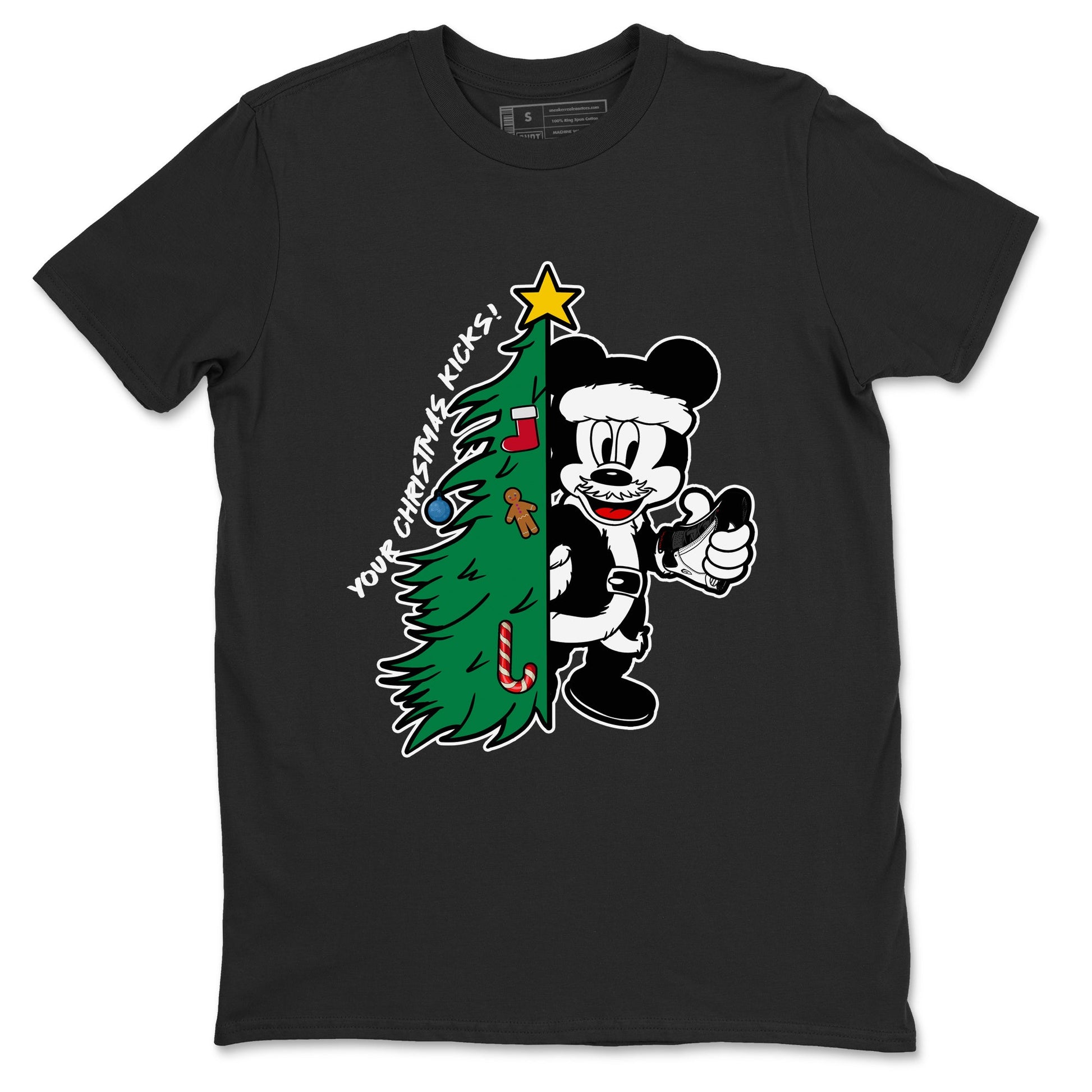 14s Black Toe shirts to match jordansChristmas gift Your Christmas Kicks sneaker match tees Air Jordan 14 Black Toe match shoes to clothes SNRT Sneaker Tees unisex cotton Black 2 shirts