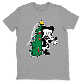 14s Black Toe shirts to match jordansChristmas gift Your Christmas Kicks sneaker match tees Air Jordan 14 Black Toe match shoes to clothes SNRT Sneaker Tees unisex cotton Heather Grey 2 shirts