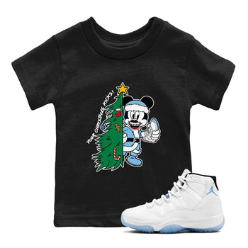 11s Legend Blue (Columbia) shirts to match jordans Your Chrsitmas Kicks sneaker match tees Air Jordan 11 Retro Legend Blue match shoes to clothes SNRT Sneaker Tees Youth Baby Black 1 tee