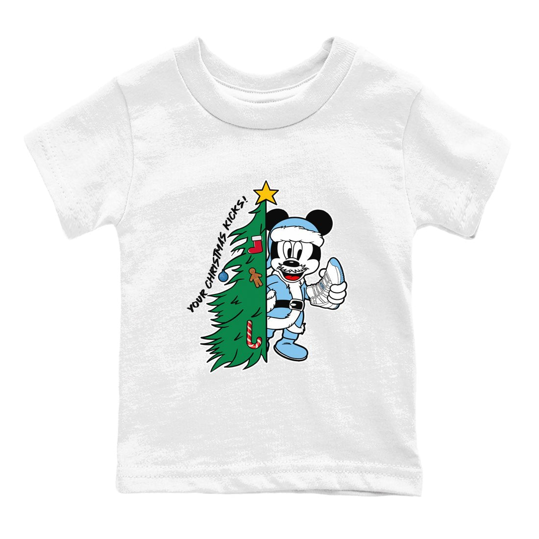 11s Legend Blue (Columbia) shirts to match jordans Your Chrsitmas Kicks sneaker match tees Air Jordan 11 Retro Legend Blue match shoes to clothes SNRT Sneaker Tees Youth Baby White 2 tee