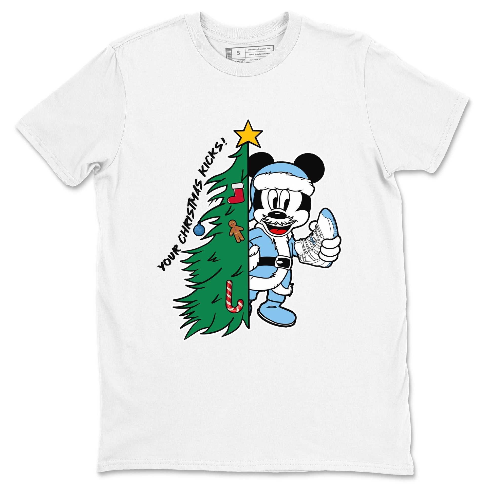 11s Legend Blue (Columbia) shirts to match jordans Your Chrsitmas Kicks sneaker match tees Air Jordan 11 Retro Legend Blue match shoes to clothes SNRT Sneaker Tees unisex cotton White 2 shirts