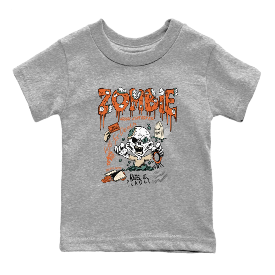 Dunk Low Ceramic shirts to match jordans Zombie Grave unique Halloween sneaker tee Dunk Ceramic match shoes to clothes SNRT Sneaker Tees Youth Baby Heather Grey 2 tee