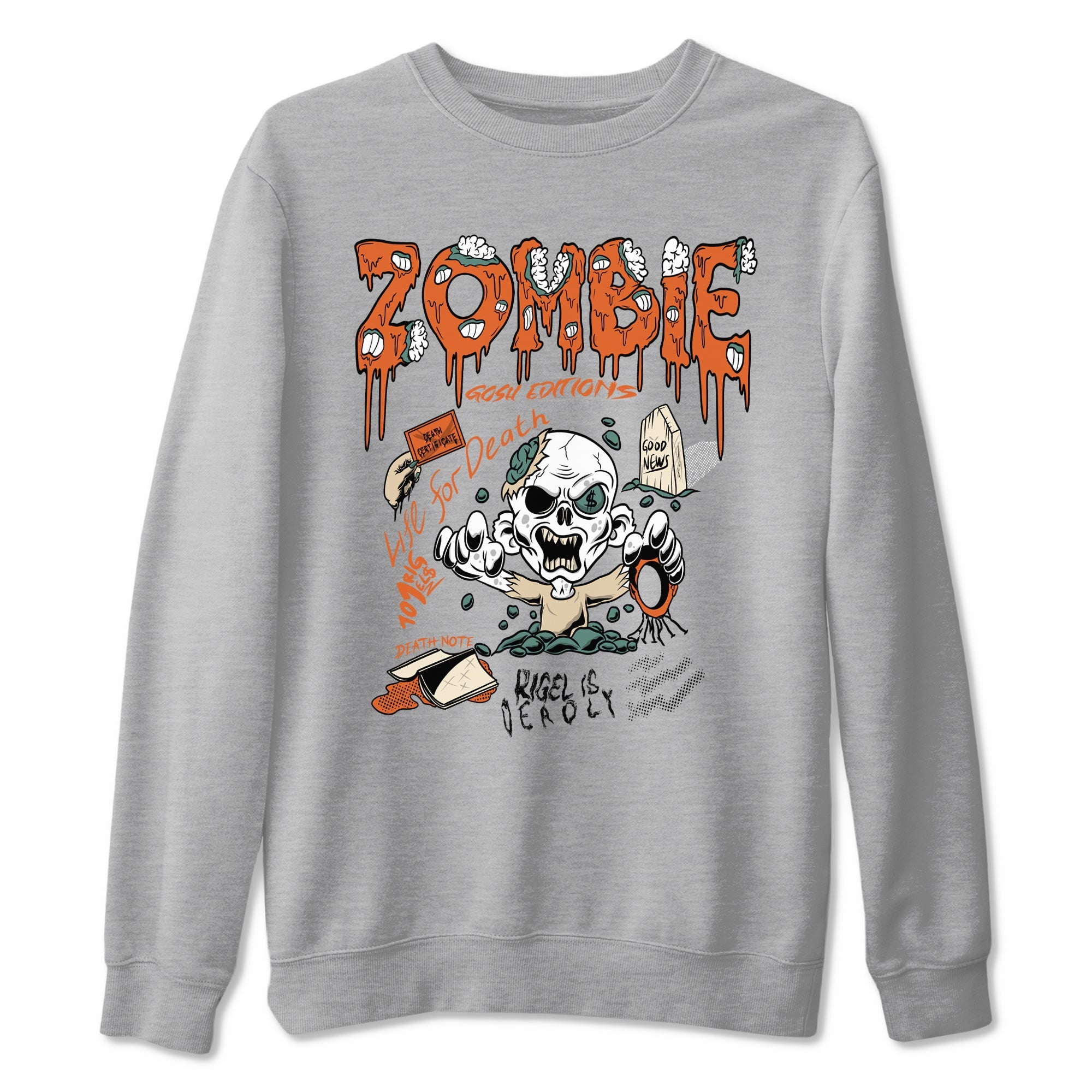 Dunk Low Ceramic shirts to match jordans Zombie Grave unique Halloween sneaker tee Dunk Ceramic match shoes to clothes SNRT Sneaker Tees unisex cotton Heather Grey 2 shirts