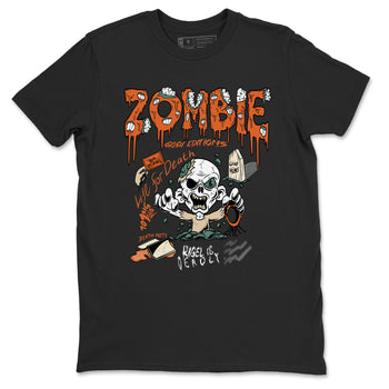 Dunk Low Ceramic shirts to match jordans Zombie Grave unique Halloween sneaker tee Dunk Ceramic match shoes to clothes SNRT Sneaker Tees unisex cotton Black 2 shirts