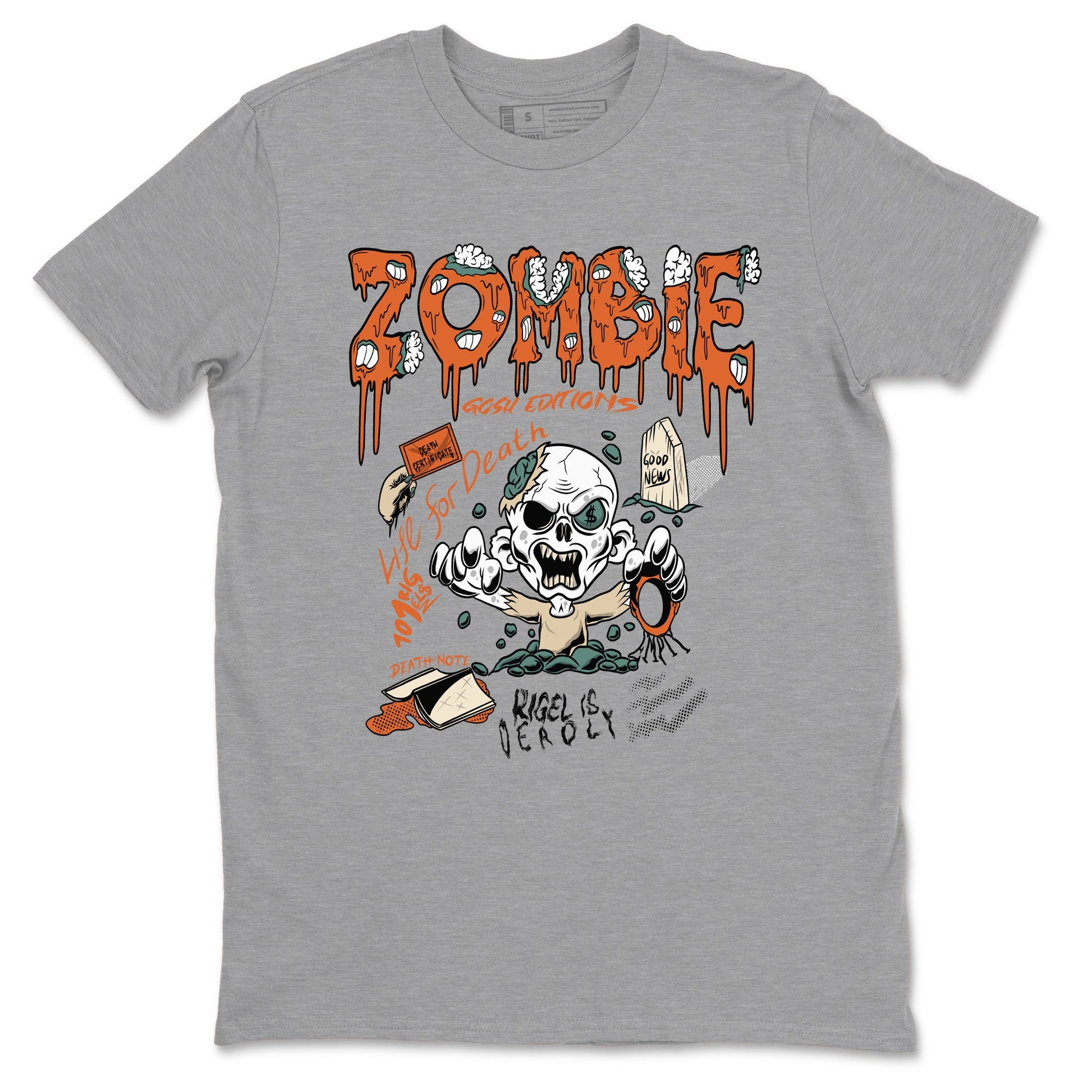 Dunk Low Ceramic shirts to match jordans Zombie Grave unique Halloween sneaker tee Dunk Ceramic match shoes to clothes SNRT Sneaker Tees unisex cotton Heather Grey 2 shirts
