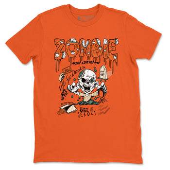 Dunk Low Ceramic shirts to match jordans Zombie Grave unique Halloween sneaker tee Dunk Ceramic match shoes to clothes SNRT Sneaker Tees unisex cotton Orange 2 shirts