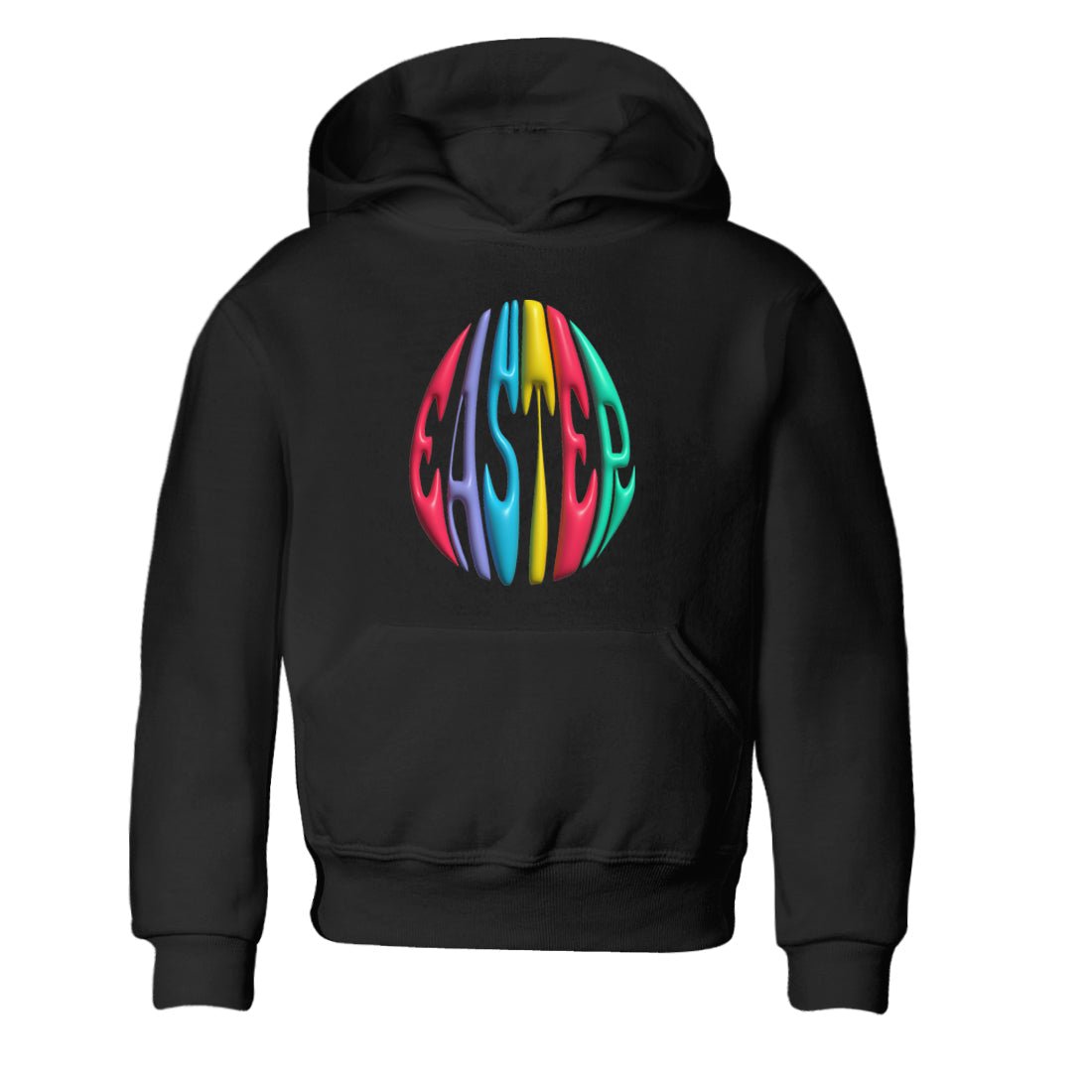 Dunk Easter Candy Sneaker Match Tees 3D Easter Typo Sneaker Tees Nike Easter Sneaker Release Tees Kids Shirts Black 2