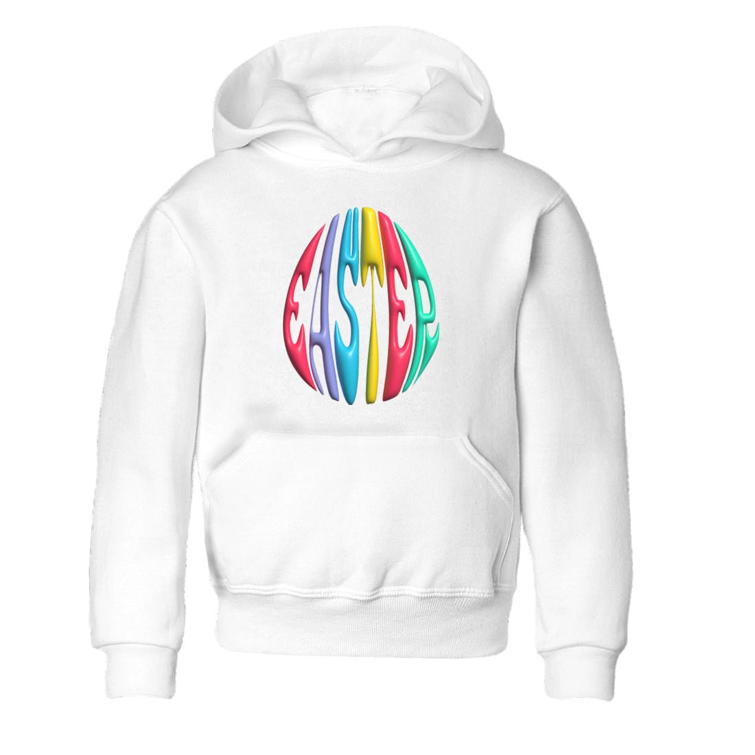 Dunk Easter Candy Sneaker Match Tees 3D Easter Typo Sneaker Tees Nike Easter Sneaker Release Tees Kids Shirts White 2